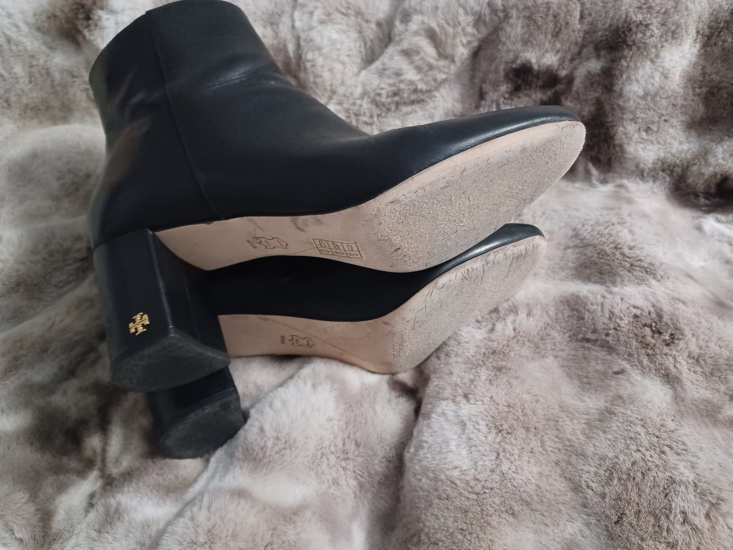 Tory Burch Leather Ankle Boots 10 U.S
